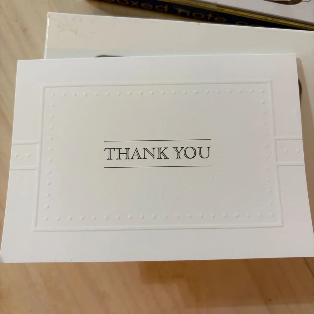 Boxed Stationery Lot 14 Fat Cat Cards & 19 Thank You Gift Note Cards Envelopes